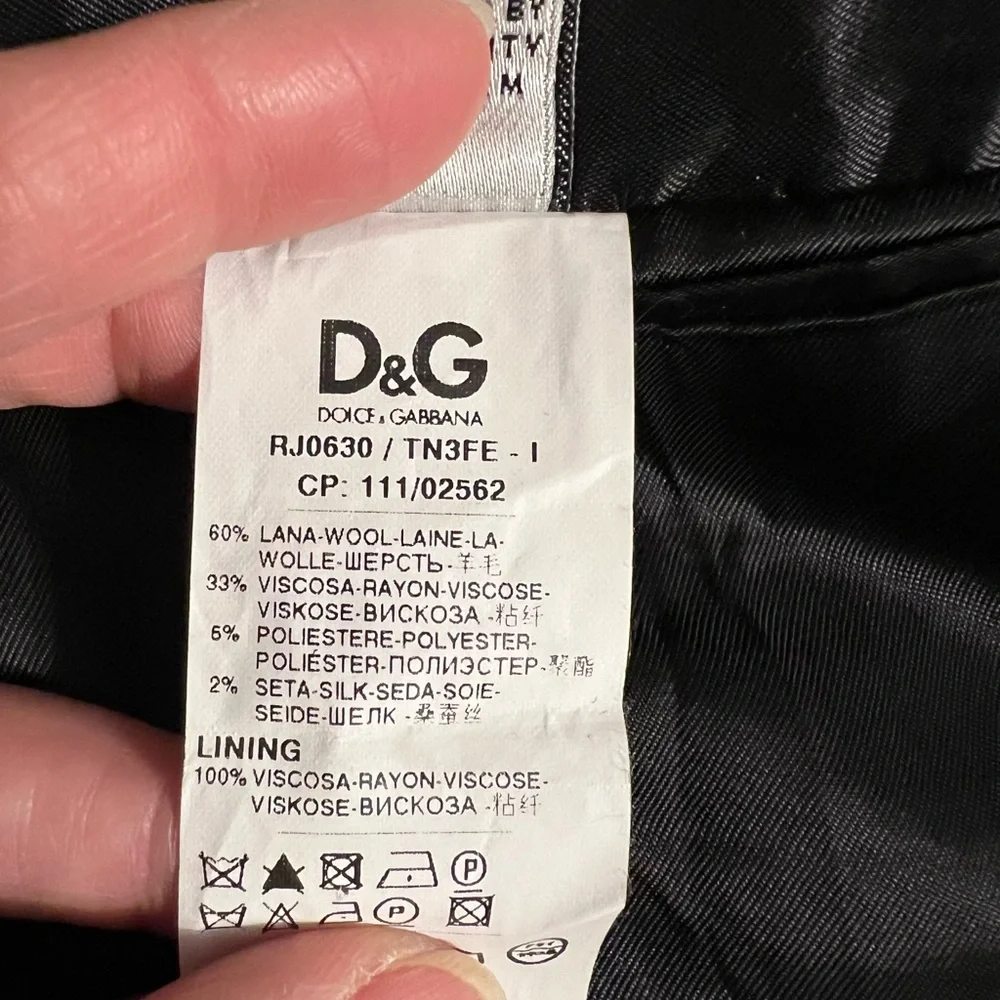 D&G tuxedo jacket